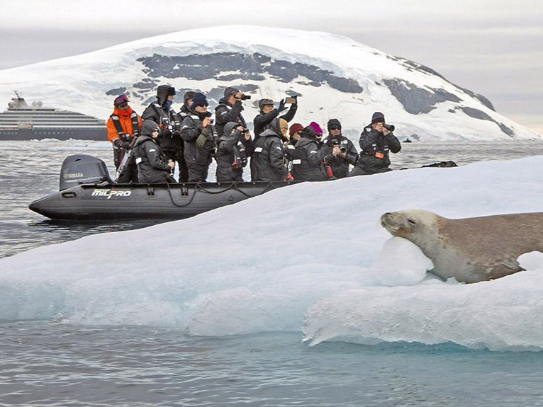 Zodiac Excursions with the Discovery team to Detaille Island