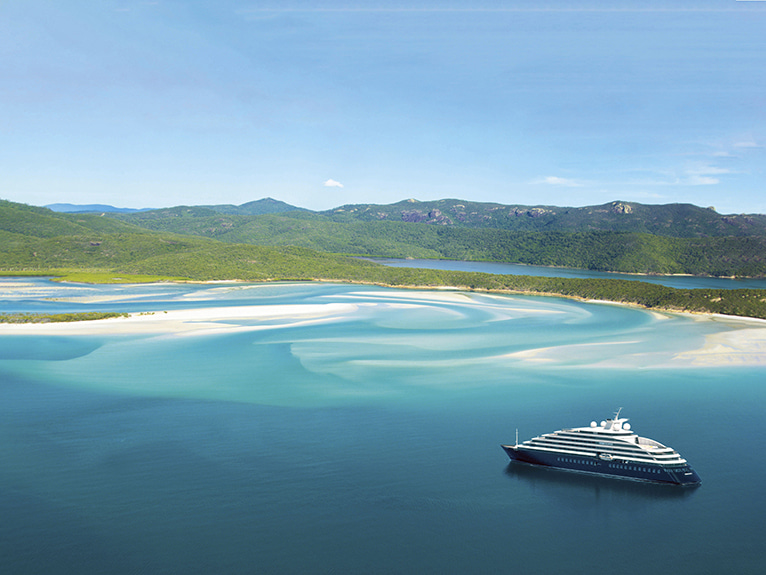 Scenic Eclipse cruising the Great Barrier Reef