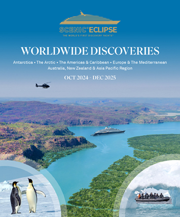 Scenic Eclipse Worldwide Discoveries 24-25 Brochure Cover