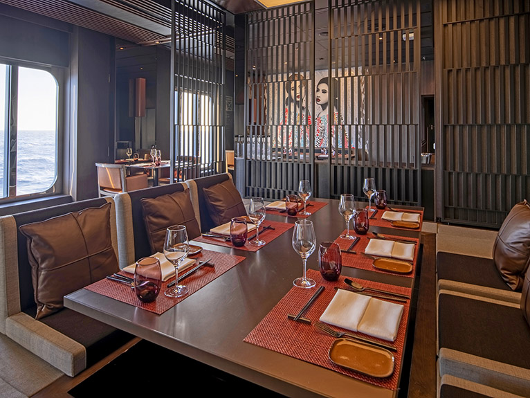 Koko’s Asian Fusion on board Scenic Eclipse