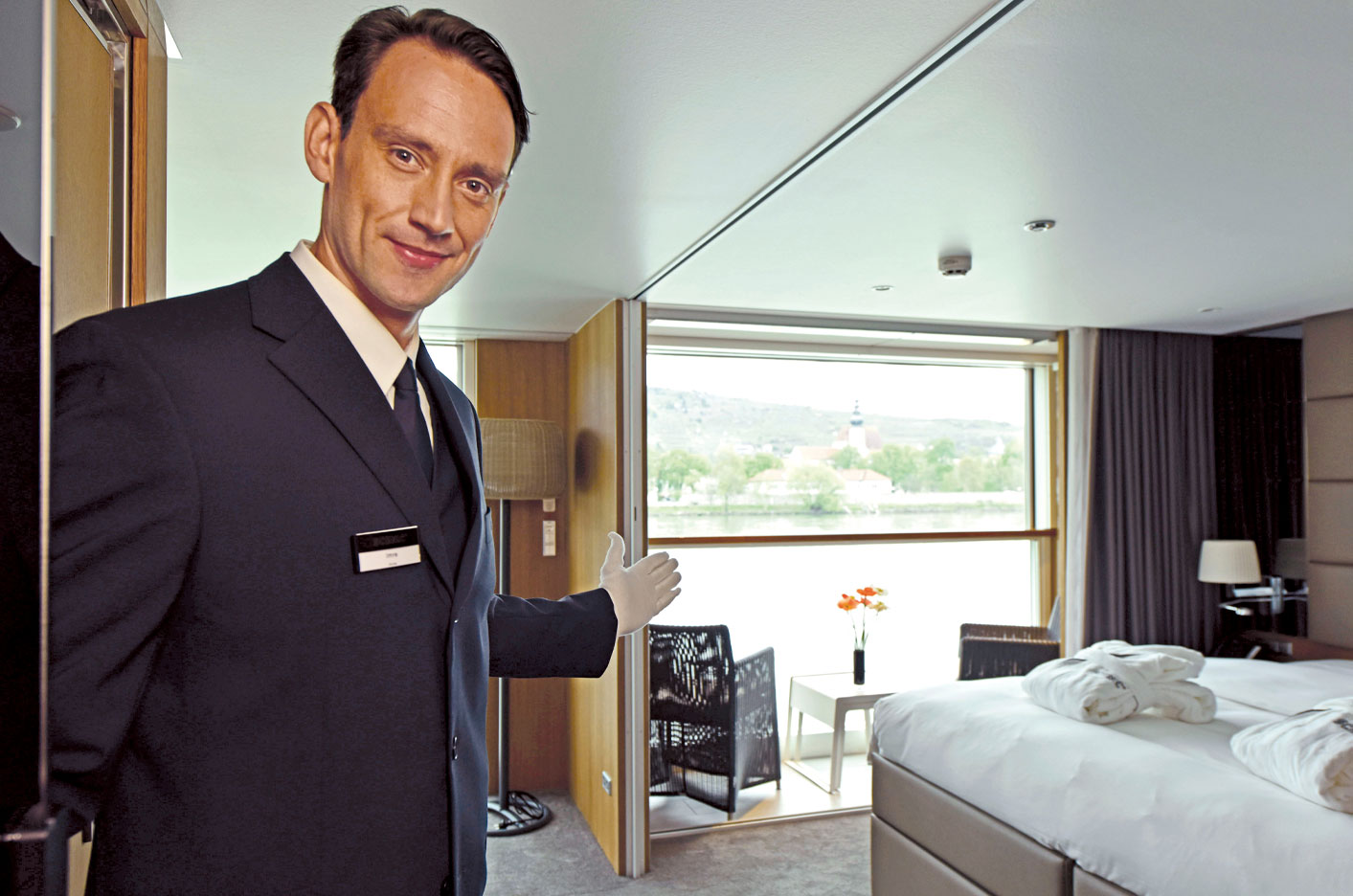 Butler on board Scenic Space-ships