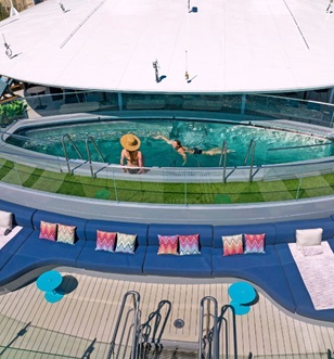 Vitality Pool on board Scenic Eclipse II