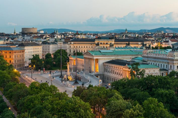 Vienna Parliament building, Austria