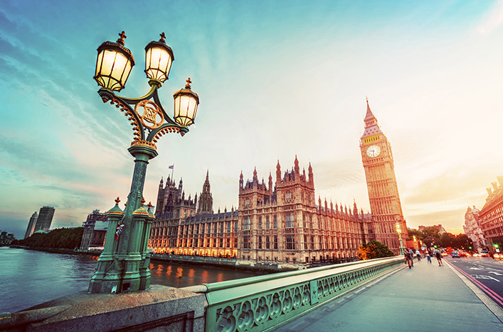 Big Ben, Westminster Bridge, London, England