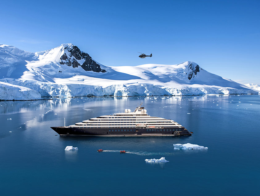 Scenic Eclipse in Antarctica