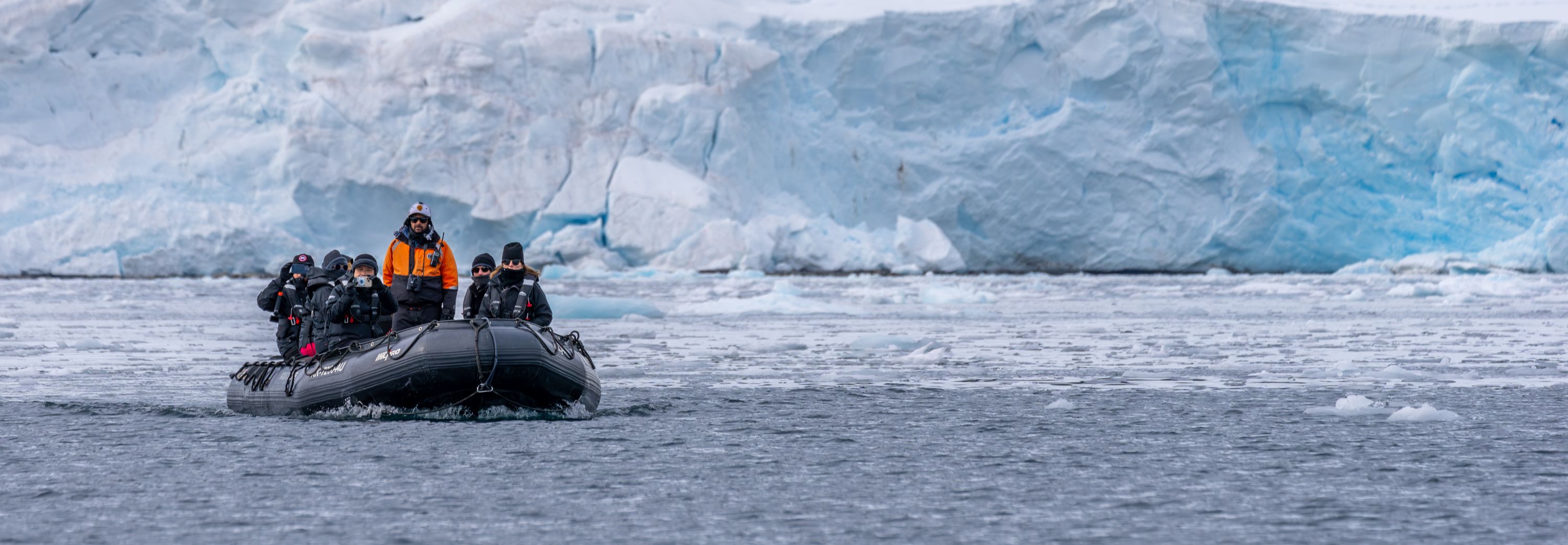 Scenic Eclipse Discovery Team in Antarctica