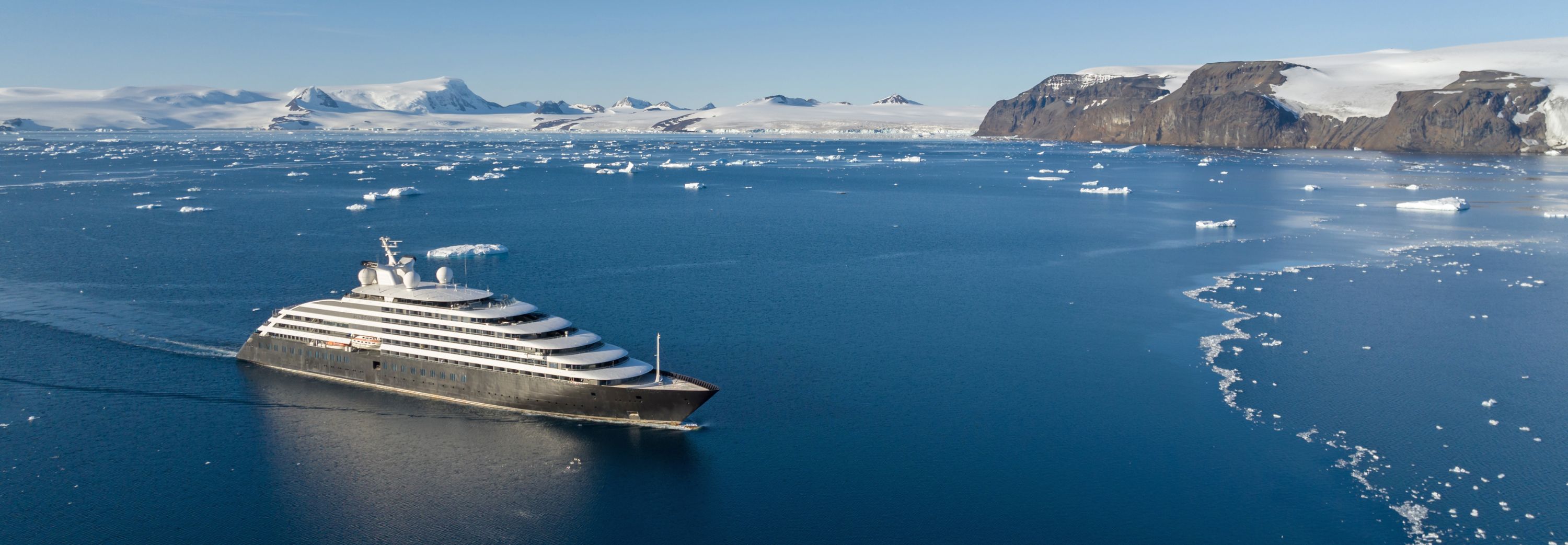Scenic Eclipse in Duse Bay, Antarctica