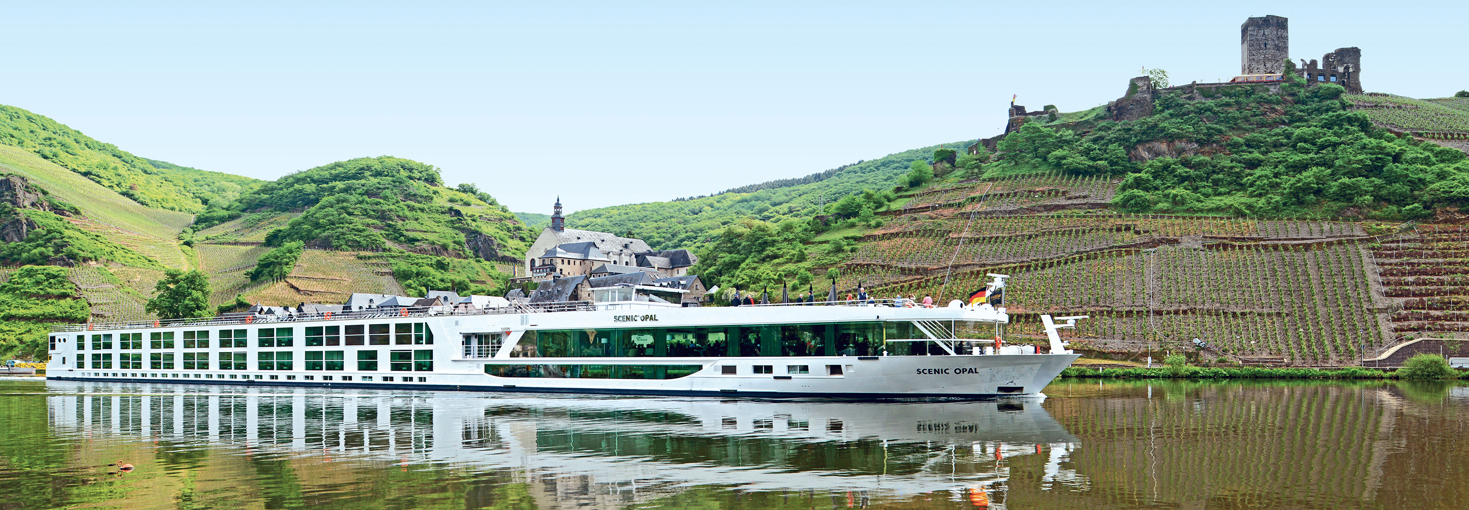Scenic Opal cruising the Moselle Valley