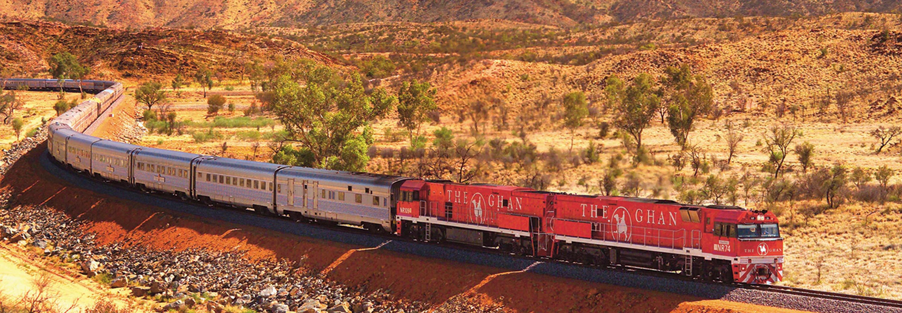 The Ghan Rail Journey, Central Australia
