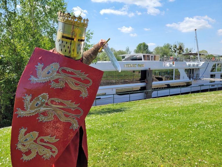 Richard the Lionheart, Les Andelys, France