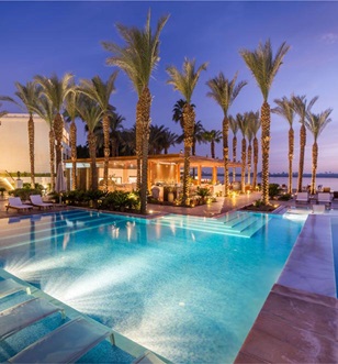 Main pool at Hilton Luxor Resort & Spa, Egypt