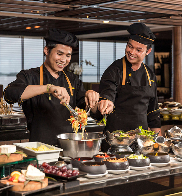 Scenic Spirit's Crystal Dining chefs