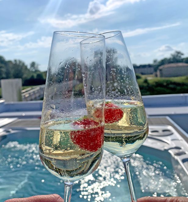 Vitality pool on board Scenic cruise ship