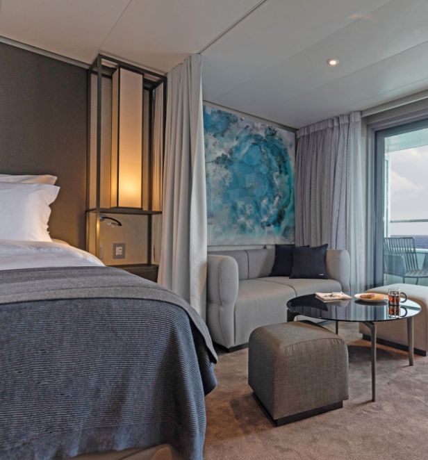 Deluxe Verandah Suite on board Scenic Eclipse II