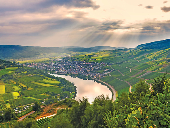 One of the Rhine’s most picturesque tributaries, the Moselle, has so much to offer from lush vineyards to crumbling castles. 