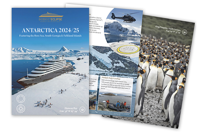 Scenic Eclipse Antarctica 2024-2025 Brochure Cover