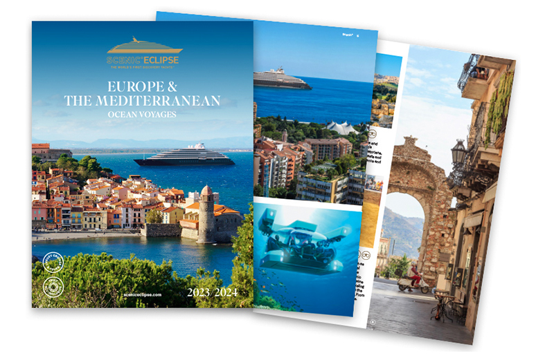 Scenic Eclipse Europe and Mediterranean Voyages 2024