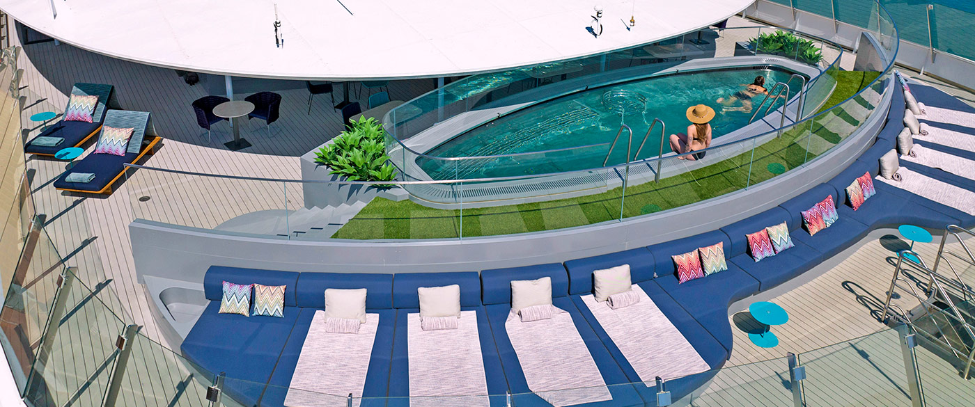 Vitality Pool. Sky Deck, Scenic Eclipse II